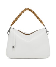 GIANNI CHIARINI MIA Bolso de piel martillada con bandolera naturaleza blanca - Bolsos Mujer - 1
