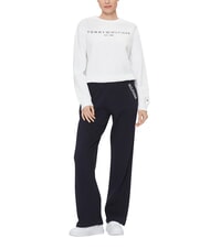 TOMMY HILFIGER TH Camisa de entrenamiento blanco &oacute;ptico - Sudaderas de mujer - 1