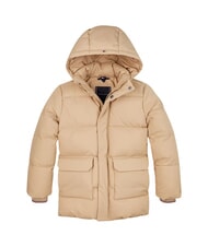 TOMMY HILFIGER TH KIDS Chaqueta con capucha caqui cl&aacute;sico - Chaquetas de beb&eacute; - 1