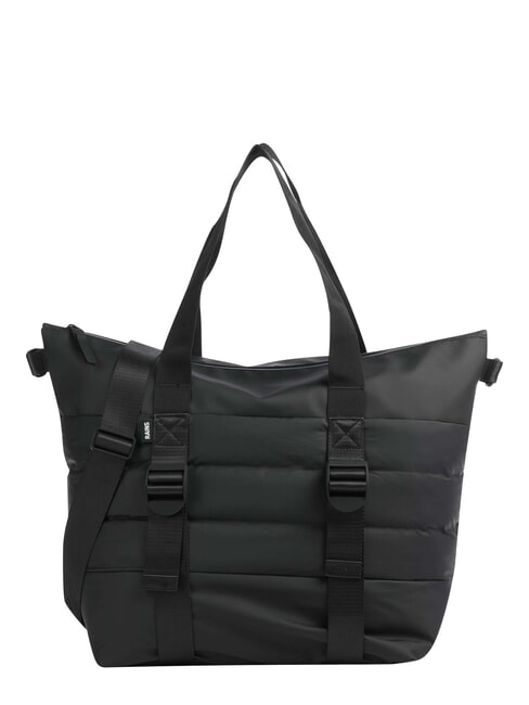 RAINS PUFFER Bolso de hombro tipo shopper, con correa para el hombro. negro - Bolsos Mujer