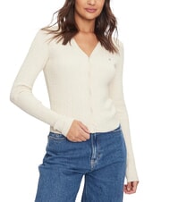 TOMMY HILFIGER TH JEANS C&aacute;rdigan de manga larga - Su&eacute;teres de mujer
