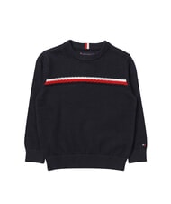 TOMMY HILFIGER TH Jersey de cuello redondo cielo del desierto - Su&eacute;teres para ni&ntilde;os - 1