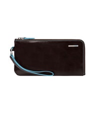 PIQUADRO BLUE SQUARE Cartera / Cartera de mano en piel CAOBA - Bolsos Mujer - 1