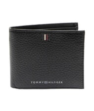 TOMMY HILFIGER TH Cartera, tarjetero de cuero negro - Carteras Hombre - 1