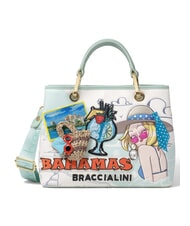BRACCIALINI CARTOLINE Bahamas Bolso de mano con correa para el hombro. multi - Bolsos Mujer - 1
