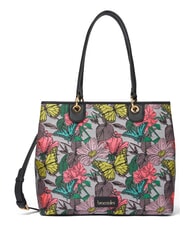 BRACCIALINI JACQUARD Bolso de hombro con correa para el hombro. negro m&uacute;ltiple - Bolsos Mujer - 1