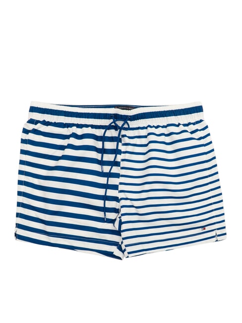 TOMMY HILFIGER TH pantalones cortos tipo bermuda blanco/negro - Trajes de ba&ntilde;o
