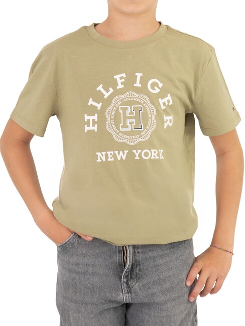 TOMMY HILFIGER KIDS BIMBO Camiseta de manga corta oliva descolorido - Camiseta ni&ntilde;o