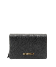 COCCINELLE SOFTY Cartera de cuero negro - Carteras Mujer - 1