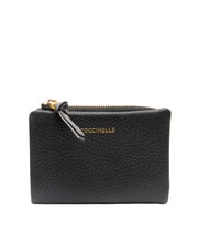 COCCINELLE SOFTY Cartera plana de piel negro - Carteras Mujer - 1