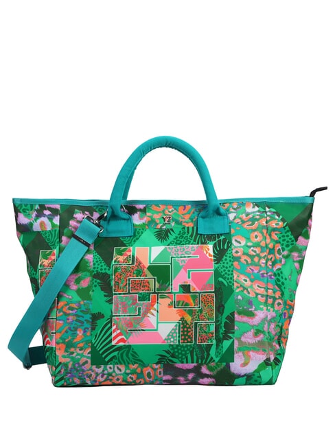 YNOT COLORS BAY L Bolso de mano con correa para el hombro selva - Bolsos Mujer