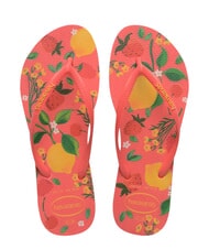 HAVAIANAS SLIM SUMMER BLISS Chanclas coral tropical - Zapatos Mujer - 1