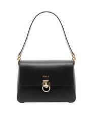 FURLA CIRCE Bolso de hombro de piel negro - Bolsos Mujer - 1