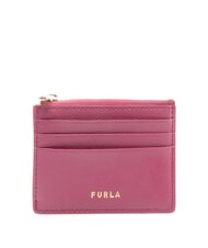 FURLA GARDENIA Tarjetero plano de cuero - Carteras Mujer
