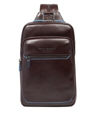 PIQUADRO BLUE SQUARE Portabilidad de mochila con un solo hombro CAOBA - Mochilas para port&aacute;til - 1