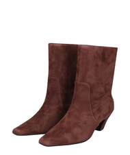 MARC ELLIS ME25 Bot&iacute;n de piel con tac&oacute;n de 5 cm. marr&oacute;n oscuro - Zapatos Mujer - 1