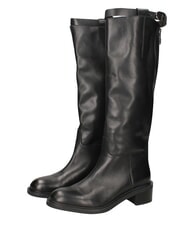 MARC ELLIS ME25 Bot&iacute;n alto, tac&oacute;n de 4,5 cm, de piel. negro - Zapatos Mujer - 1