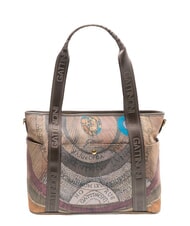 GATTINONI PLANETARIUM Bolso de hombro acuarela salvaje/ topo oscuro - Bolsos Mujer - 1
