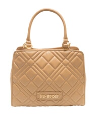 LOVE MOSCHINO QUILTED Bolso de mano con correa de cadena para el hombro. - Bolsos Mujer