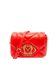 LOVE MOSCHINO EMBOSSED Minibolso de hombro ROJO - Bolsos Mujer - 1