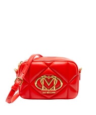 LOVE MOSCHINO EMBOSSED Minibolso de hombro ROJO - Bolsos Mujer - 1