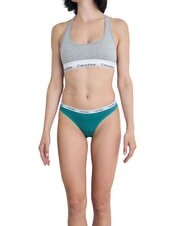 CALVIN KLEIN CLASSIC Deslizar verde - Calzoncillos de mujer - 1