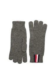TOMMY HILFIGER 1985 Guantes de mezcla de lana gris - Guantes - 1