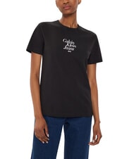 CALVIN KLEIN FONT GRAPHIC REGULAR Camiseta de manga corta negro - camiseta - 1
