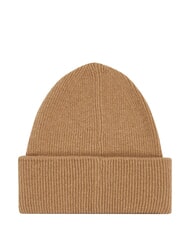 CALVIN KLEIN LEATHER PATCH Gorro de lana caqui - Sombreros - 1