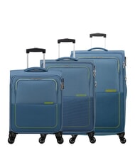 AMERICAN TOURISTER AIR WAVE Cabina + Juego de carritos medianos + grandes - Set Trolley