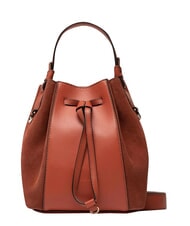 FURLA MIASTELLA Bolso tipo cubo, de mano, de piel. canela - Bolsos Mujer - 1
