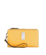 PIQUADRO CAMPIONARIO - DAFNE Cartera de cuero amarillo - Carteras Mujer - 1