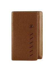 PIQUADRO NABUCCO Cartera de cuero con soporte para smartphone BROWN - Carteras Mujer - 1