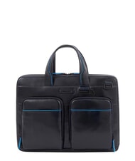 PIQUADRO B2 REVAMP Malet&iacute;n para port&aacute;til de 14", en piel azul - Maletines de Trabajo - 1