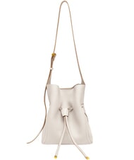 GIANNI CHIARINI SIENNA Bolso de hombro tipo cubo de piel arena - Bolsos Mujer - 1