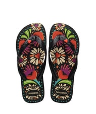HAVAIANAS TOP BEGONIA CORACAO  NEGRO - Zapatos unisex - 1