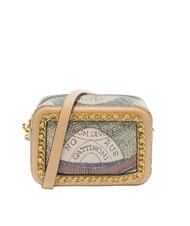 GATTINONI PLANETARIUM Mini bolso de hombro para c&aacute;mara acuarela/beige - Bolsos Mujer - 1