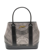 GATTINONI PLANETARIUM Bolso de mano con correa para el hombro. monocrom&aacute;tico gris claro/negro - Bolsos Mujer - 1