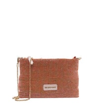 MARIO VALENTINO NABILAH Bolso de mano con pedrer&iacute;a y bandolera rosa - Bolsos Mujer - 1