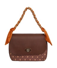 YNOT EMILY Bolso de hombro con cadena logotipo de chocolate - Bolsos Mujer - 1