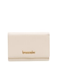 BRACCIALINI BASIC Cartera de cuero beige - Carteras Mujer - 1