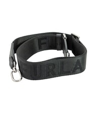 FURLA CAMPIONARIO - FIONA Correa de hombro de tela con logo negro - Accesorios para bolsos - 1