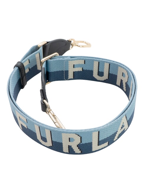 FURLA FIONA  Correa de hombro con logotipo Cielo mediterr&aacute;neo - Accesorios para bolsos