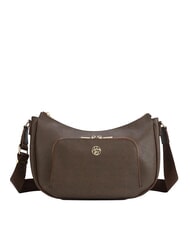 YNOT LUX Bolso de hombro tipo hobo con bolsillo chocolate - Bolsos Mujer - 1
