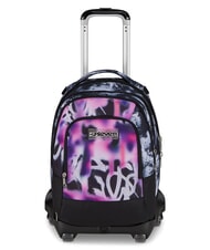 SEVEN BUZZY NOTE GIRL Mochila con ruedas, dividida y desmontable Ciclamina - Mochilas con ruedas - 1