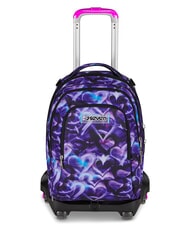 SEVEN LOVEPASS Mochila con ruedas 3 en 1 violeta m&aacute;gica - Mochilas con ruedas - 1