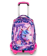 SJGANG PIXIE UNICORN Mochila con carrito desmontable gasa - Mochilas con ruedas - 1