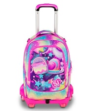 SJGANG SOFT POUCH GIRL Mochila con ruedas, desmontable mu&ntilde;eca rosa - Mochilas con ruedas - 1