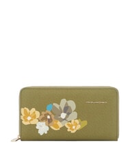 PIQUADRO FL La cartera de 4 fuelles verde claro - Carteras Mujer - 1
