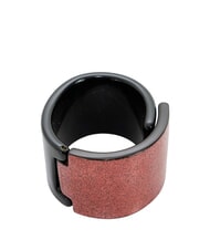 FURLA SNAP BANGLE Pulsera  negro / rub&iacute; - Pulseras - 1